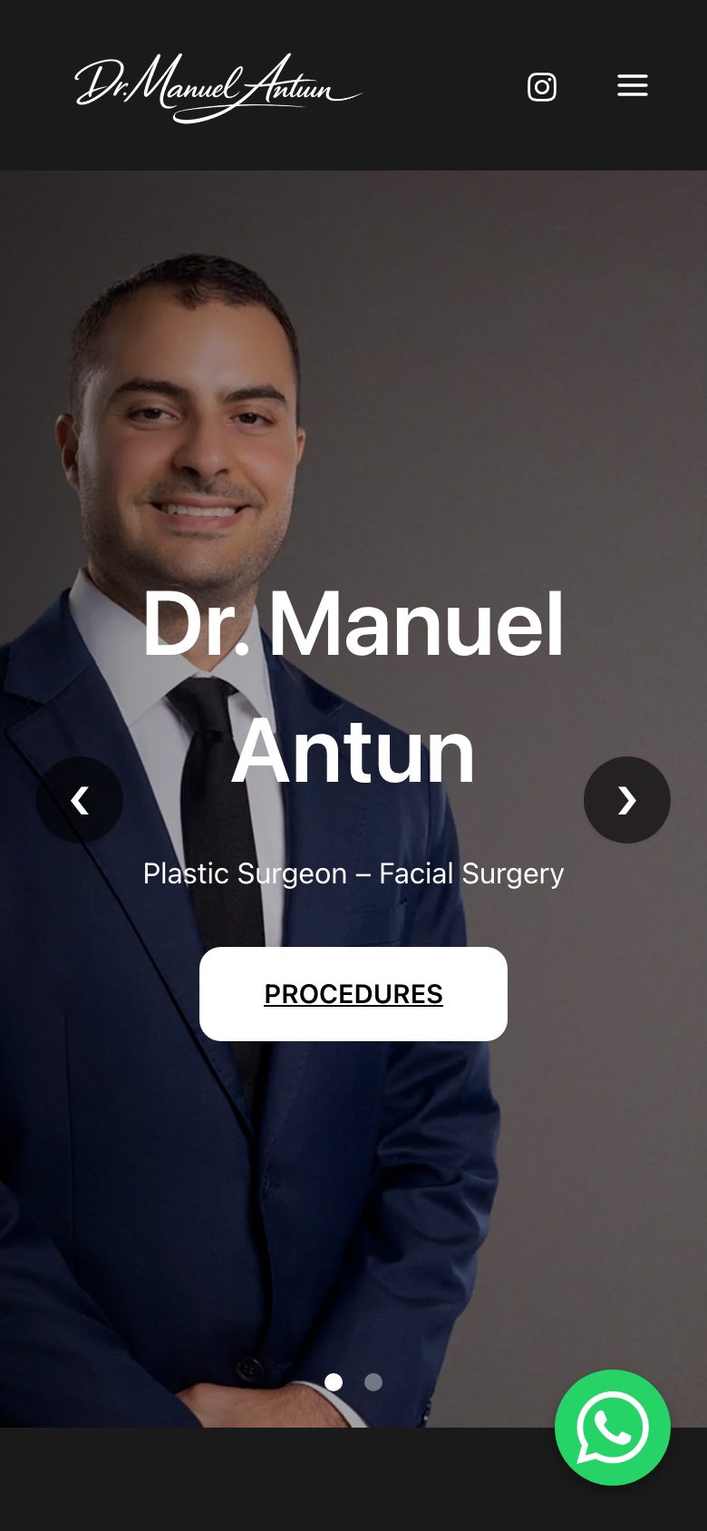 Vista movil de Dr. Manuel Antun